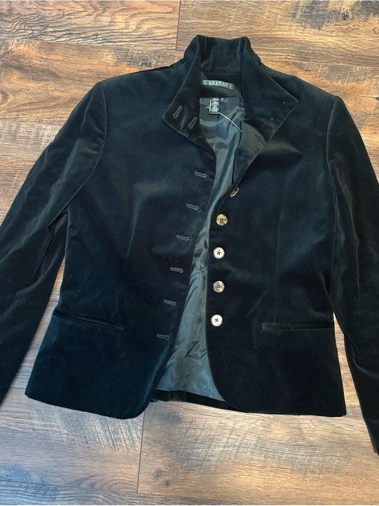 Ralph Lauren Jackets & Blazers - Ralph Lauren green vintage Velvet Pea Coat